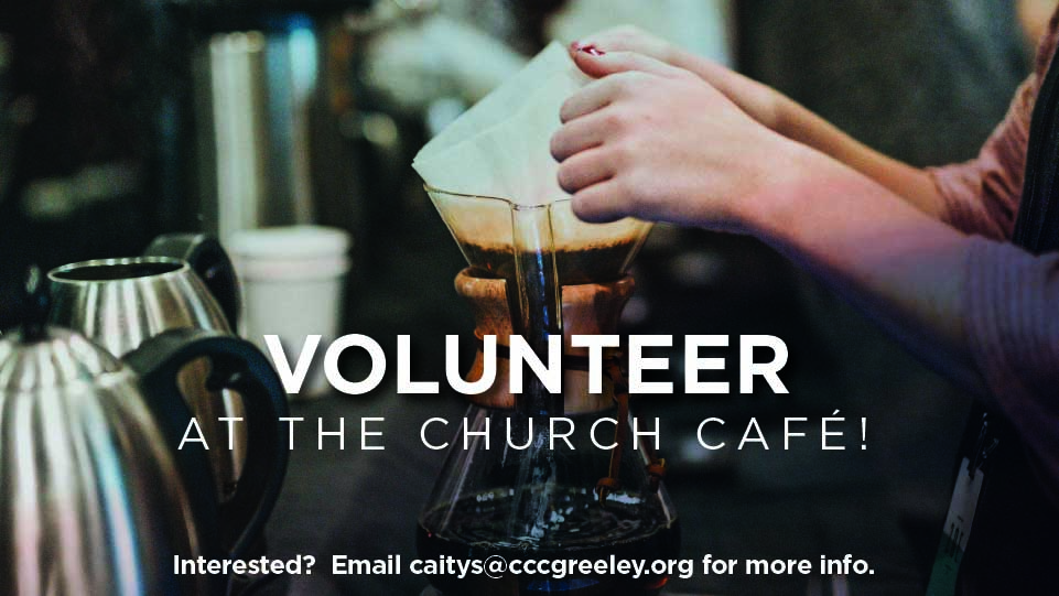 Church Cafe Volunteer Event Slide
