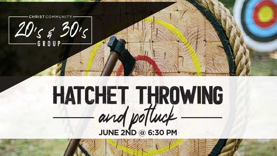 20s & 30s Hatchet Throwing Event Slide