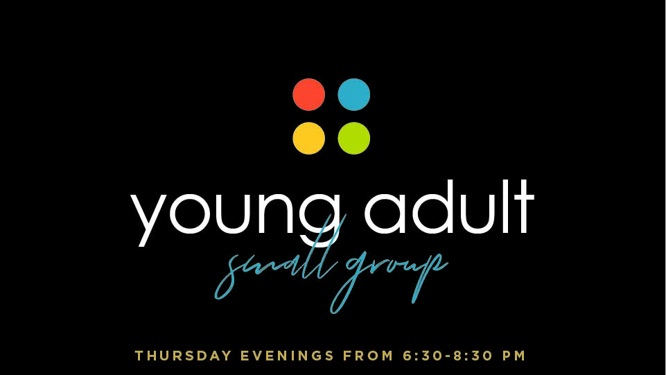 Young Adult Small Group 2023 Event Slide