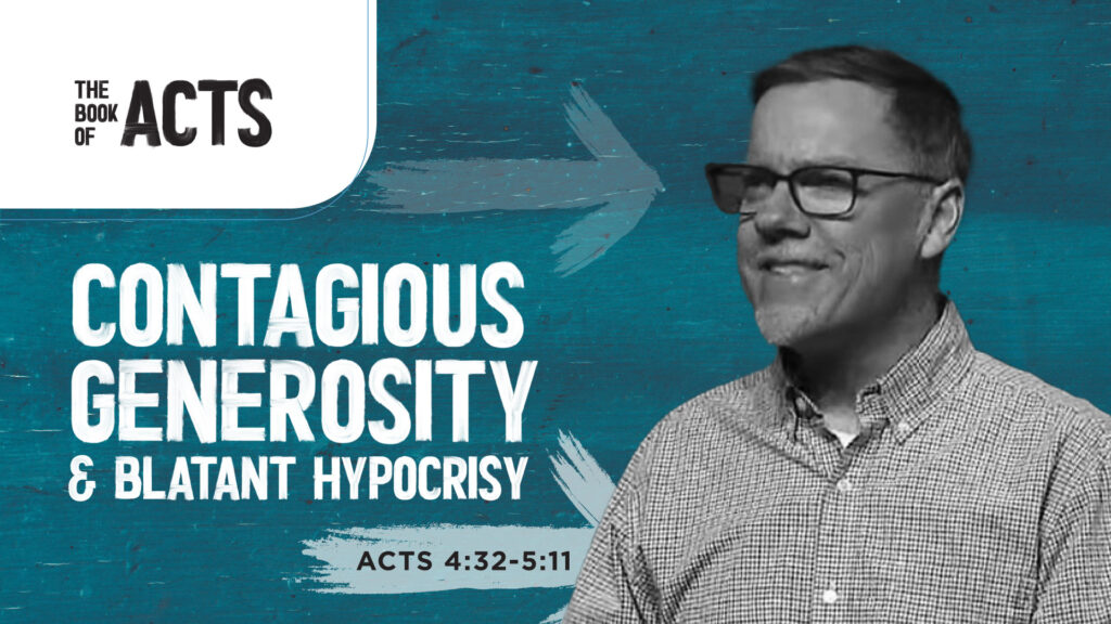 Contagious Generosity and Blatant Hypocrisy